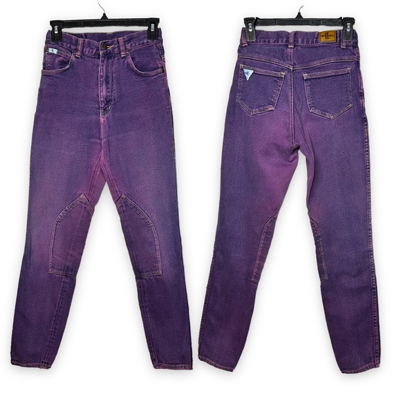 Vintage Miller's Jeans Purple Acid Wash Equestrian Western Mom Jeans Size 26 - Picture 14 of 14
